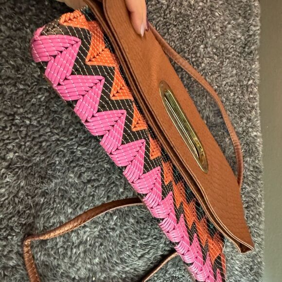 Brown and Multicolor Clutch Crossbody Bag from Aldo - Picture 8 of 9